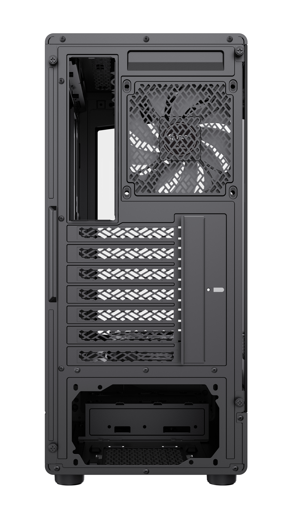 TEROS 13121G Caja de Ordenador ATX Black Gaming, Frontal ARGB