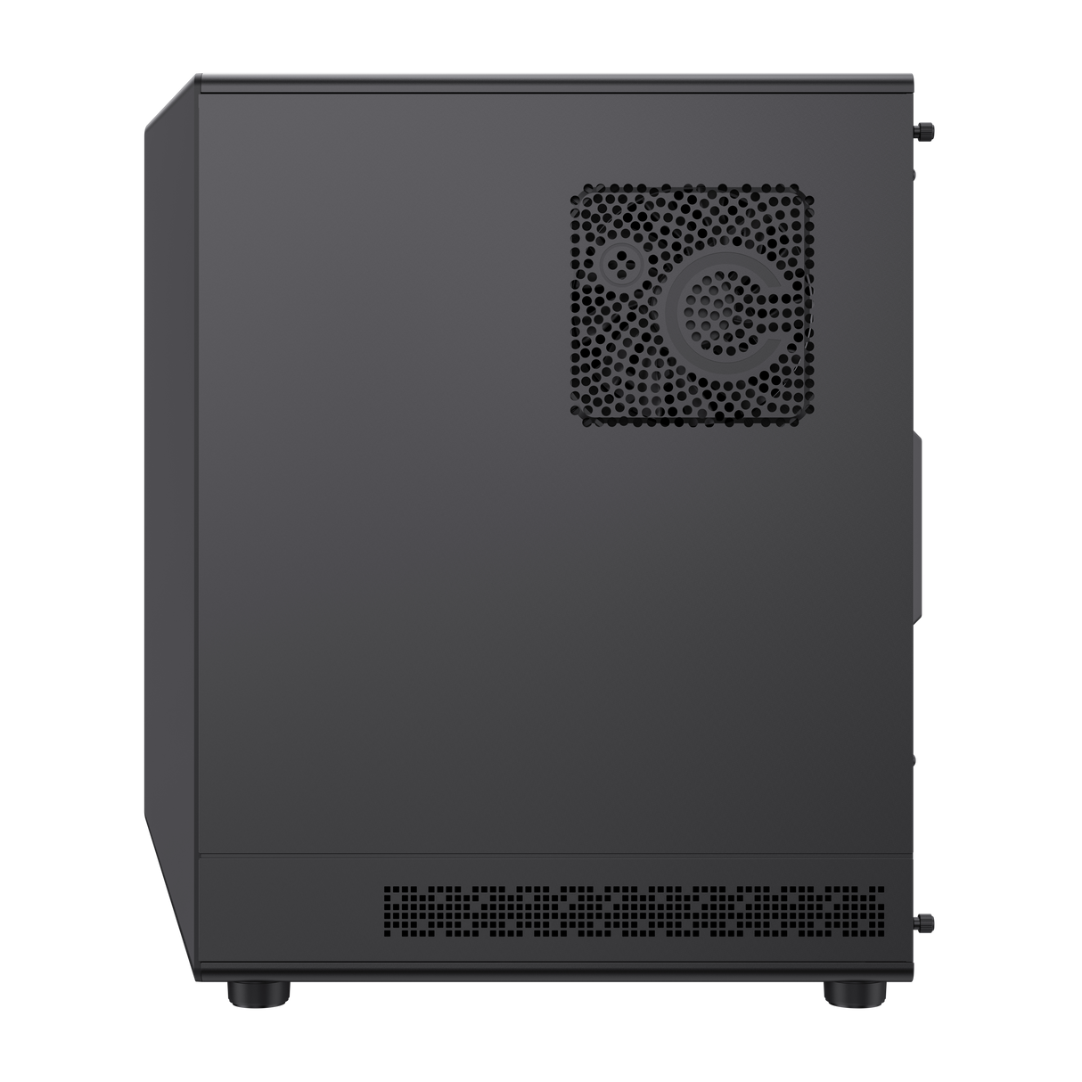 TEROS 13121G Caja de Ordenador ATX Black Gaming, Frontal ARGB