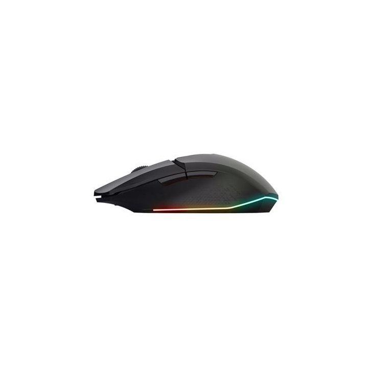 Teclado Mouse Y Alfombrilla Trust Gaming Gxt 794 Rgb Raton Wireless 4800dpi Teclado Cable