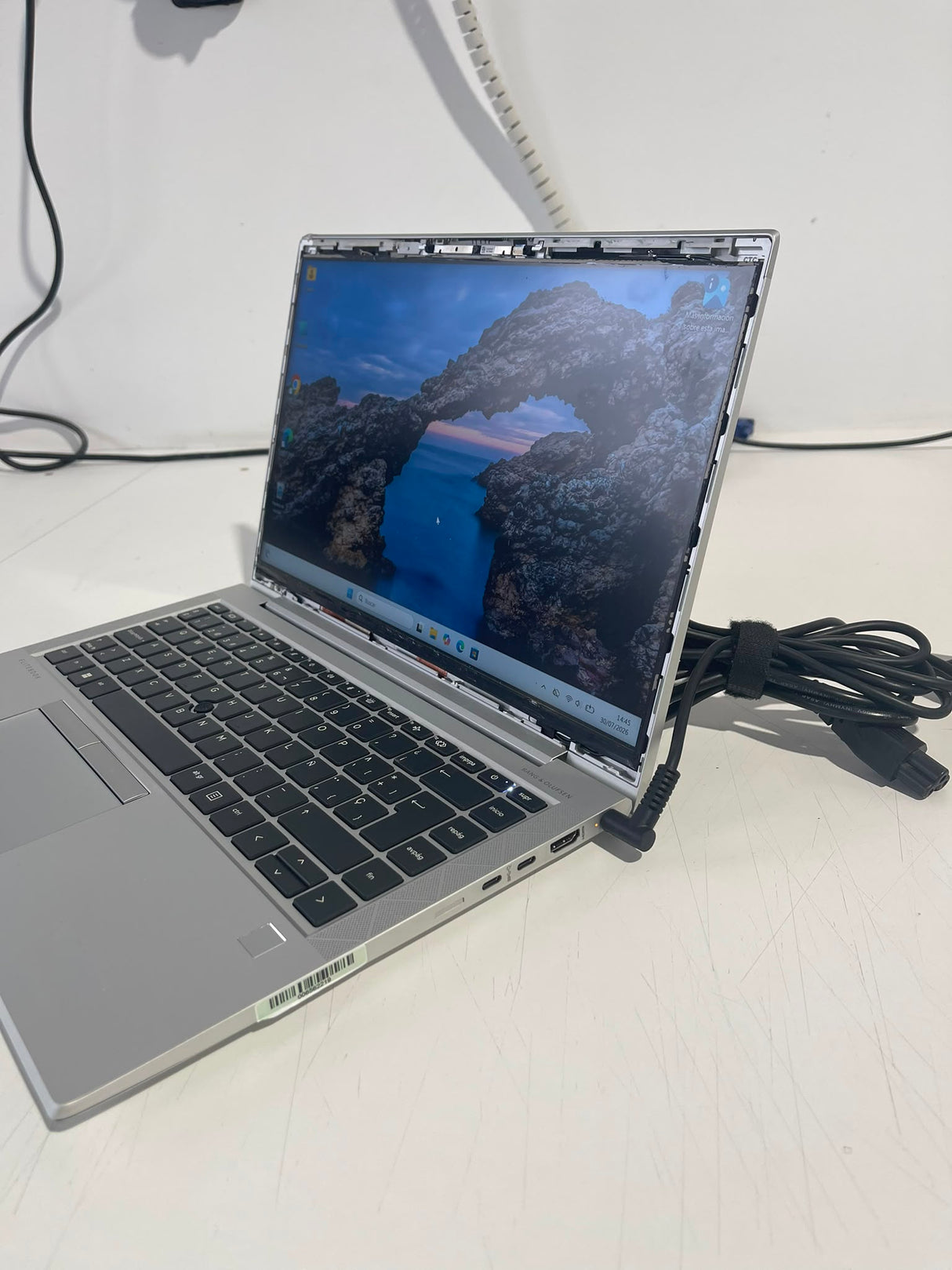 HP EliteBook 845 G7 Reacondicionado GRADO C — 14" FHD IPS, AMD Ryzen 3 PRO 4450U, 16GB RAM, SSD | Outlet Oportunidad