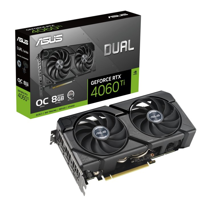 Tarjeta Gráfica ASUS Dual GeForce RTX 4060 Ti EVO OC Edition 8GB