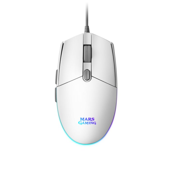 Mouse Mars Gaming Rgb Mmg White 3200dpi