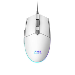 Mouse Mars Gaming Rgb Mmg White 3200dpi