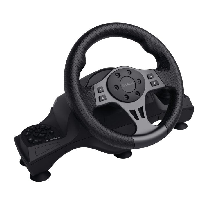 Volante Trust Gxt-289 Con Respuesta De Vibracion Y Pedales 25122 Compatible Con Pc Y Consolas Nintendo Switch, Xbox Series S