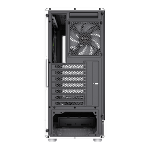 TEROS 13122G Caja de Ordenador ATX White, Gaming, Frontal ARGB