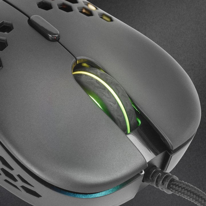 Mouse Mars Gaming Rgb Mm55 Black 12800dpi A825pro Switch