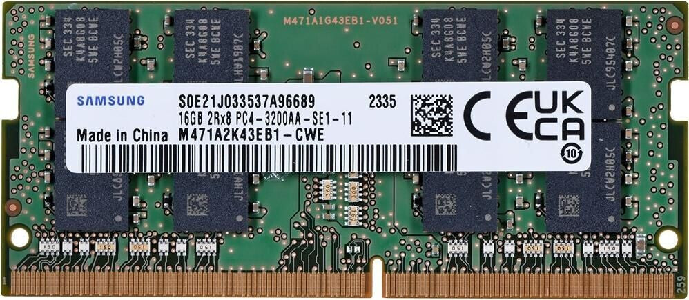 Memoria RAM 8GB DDR4 3200MHz SODIMM PC4-25600 Portátil