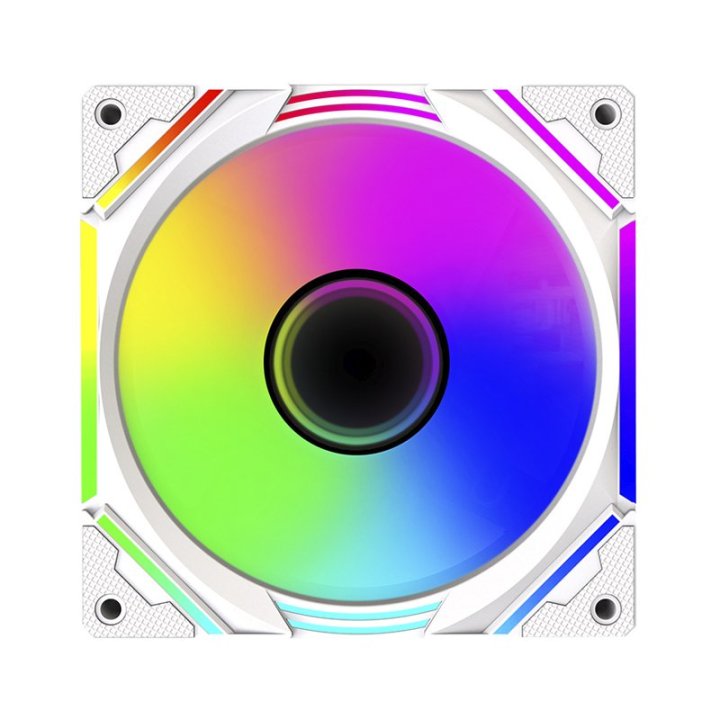 Ventilador Interno Keep Out Xfc-120drw Argb 120mm 4 Pin Pwm Color Blanco